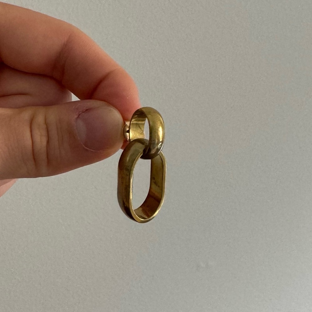 Laura Lombardi Elena Gold Hoop Earrings View 4